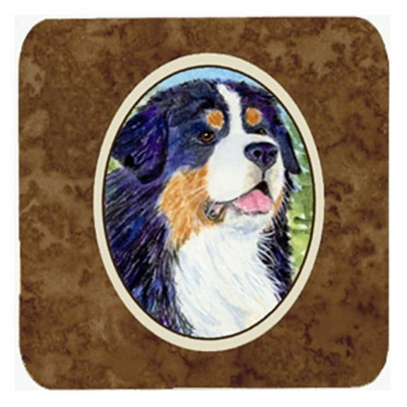 Bernese Mountain Dog Foam Coasters, Set - 4