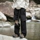 thumbnail image 3 of Pantalones largos de nailon para hombre, con cremallera, para escalada, secado rápido, informales, con botones y bolsillos laterales., 3 of 5
