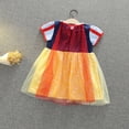 thumbnail image 3 of Benylion Toddler Girls Snow Princess Dress White Fantasy Gown Cotton Tulle Costume for Baby Birthday Party Halloween Dress up with Accessories for 5-6 Years, 3 of 10