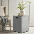 thumbnail image 3 of ReeQuo Propane Tank Cover Table Square Concrete 20lb Tank Storage Box Hideaway for Patio Gray, 3 of 7