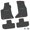 Black w/ Green Insert, variant on Flextread Floor Mats for 17-24 Dodge Challenger AWD - Mopar Licensed Factory Fit - Pink w/ White SXT Insert - Custom Vintage - 100% Made in USA