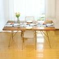 thumbnail image 3 of Yayeee Table Runner 70 inches Long Home Kitchen Dinning Party Decoration, Orange Hand Drawn Sailboats, 3 of 7