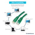 thumbnail image 5 of CableWholesale.com - Patch cable - RJ-45 (M) to RJ-45 (M) - 100 ft - UTP - CAT 6 - molded, stranded - green, 5 of 5