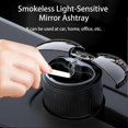 thumbnail image 2 of Smart Sensor Ashtray with Automatic Open/Close, USB Rechargeable, Smokeless Design, Light-Sensitive Mirror for Indoor Use, 2 of 5