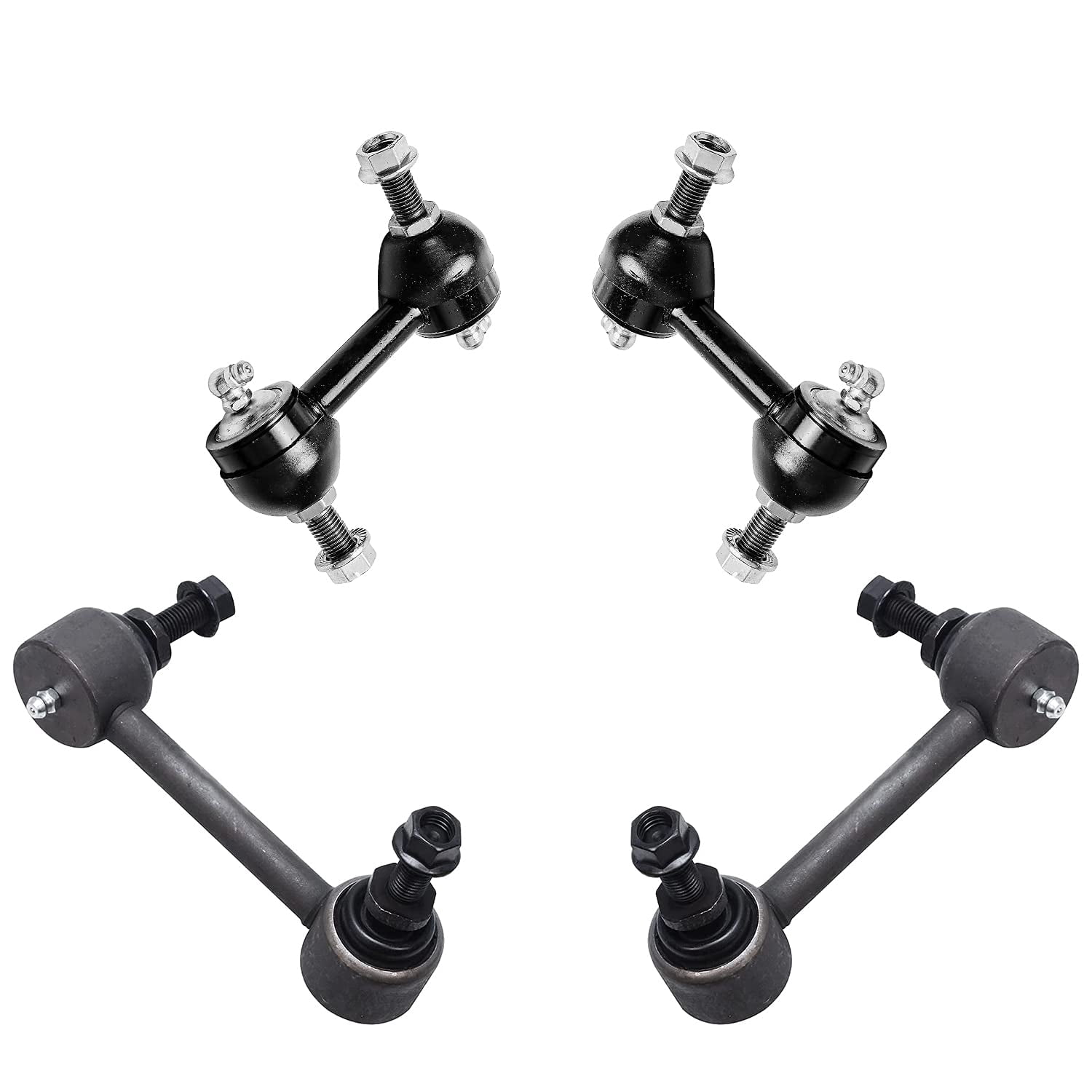 Detroit Axle - Front 16pc Suspension Kit for 2003-2007 Honda Accord 2004-2008 Acura TSX, 4 Control Arms 2 Lower Ball Joints 4 Tie Rods 2 Boots 4 Front Rear Sway Bars Replacement
