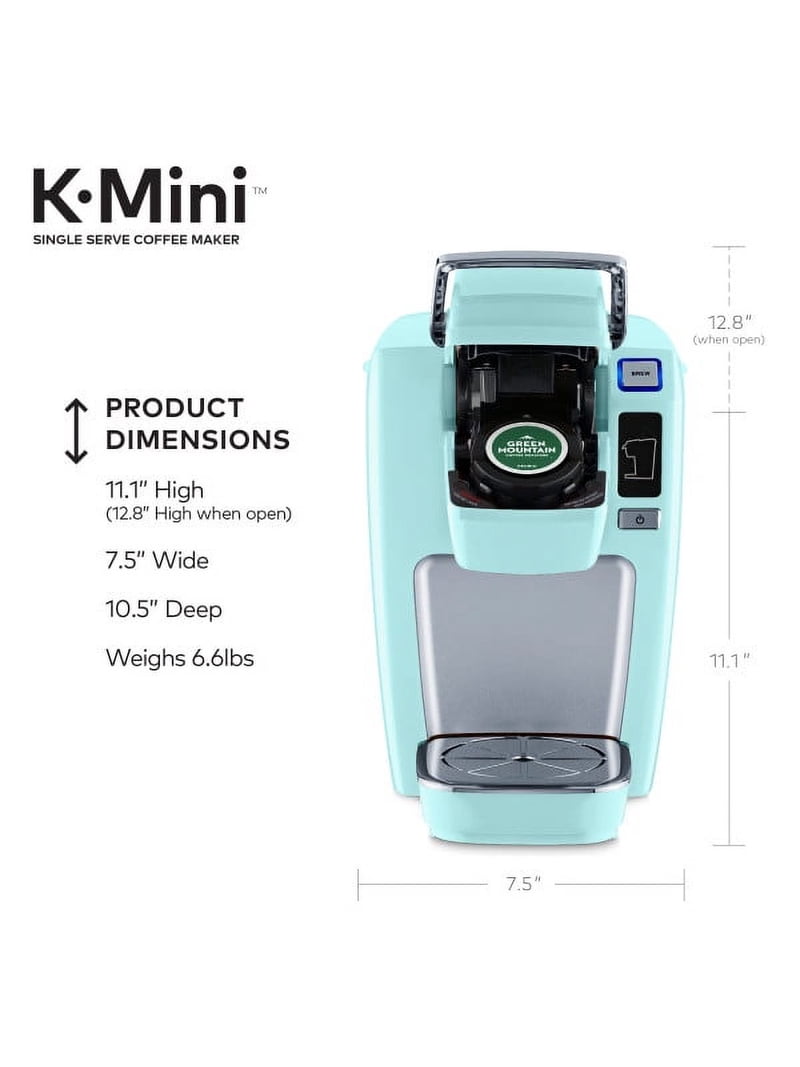Keurig K15 Single Serve K-Cup Pod Coffee Maker, Oasis - Walmart.com