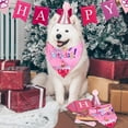 thumbnail image 3 of Suministros de fiesta de cumpleaños para perros, gorro de cumpleaños para mascotas y juego de bandana de cumpleaños para perros y niños Ormromra 220526-4, 3 of 9