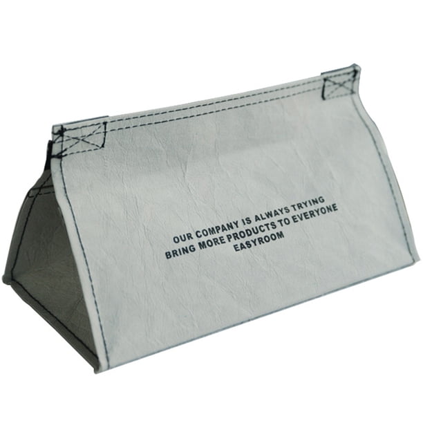 Funda para caja de pañuelos, soporte para caja de pañuelos de papel, caja de almacenamiento para toallas de papel para el hogar y el coche