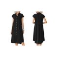 thumbnail image 2 of Relaxed Linen Midi Shirt Dress, 2 of 6