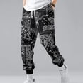 thumbnail image 2 of DXOUPM Sweatpants for Men Digital Print Casual Gym Running Workout Sweatpants with Pockets, 2 of 3