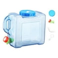 thumbnail image 1 of Portable Water Container with Faucet Water Bucket Water Jug Multipurpose Durable 5 Liters, 1 of 9