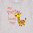 thumbnail image 4 of Inktastic My Papa Loves me- cute giraffe Boys or Girls Baby T-Shirt, 4 of 5
