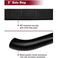 thumbnail image 4 of TAC Side Steps Fit 2013-2021 Nissan Pathfinder (Excl. Platinum Series) 3" Black Side Bars Nerf Bars Step Rails Running Boards Off Road Exterior Accessories (2 Pieces Running Boards), 4 of 5