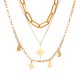 thumbnail image 1 of Collares de cadena Collar de estrella con letras, regalo, cadena BABD, collares multicapa de clavícula Retro, colgantes, gargantilla de perlas, cadena para el cuello, 1 of 5