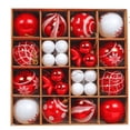 thumbnail image 1 of Bolas de Navidad Plásticas Transparentes Adornos Navideños Colgantes Ornamentales Navideñas para Árboles de Navidad Decoración, 1 of 3