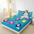 thumbnail image 4 of jejeloiu Colorful Number Balloon Twin Sheet Sets,Teens Learning Bedding For Kids 3 Pieces, 4 of 7