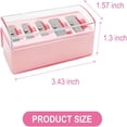 thumbnail image 2 of CCOCC 5 Hole Makeup Pencil Sharpener Cosmetic Tool Multiple Sizes Eyeliner and Lip Liner Sharpener for Women 5 Slot Make Up Pencil Sharpener (Pink), 2 of 7