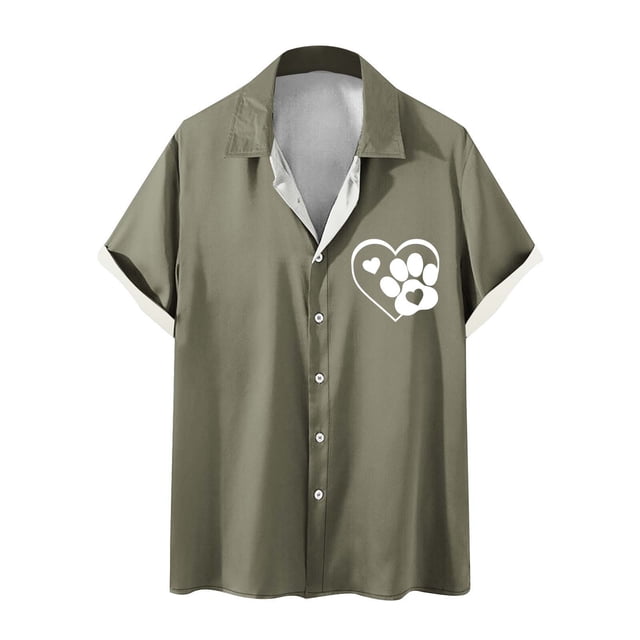 Camiseta Casual con Botón de Solapa de Color Sólido de Manga Corta para Hombres, Camiseta Ligera para Fiesta, Trabajo, Viajes Y Primavera Verano
