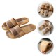 thumbnail image 5 of 1 par de pantuflas de verano para el hogar, pantuflas tejidas de ratán, pantuflas frescas de verano, 5 of 7