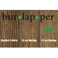 thumbnail image 2 of Burlapper 12&quot; Burlap Fabric Roll (12&quot; W x 20 YD L, Natural), 12 oz Decorator Fabric, 2 of 2