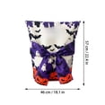 thumbnail image 3 of Cute Ghost Pumpkin Bat Spider Web Halloween Chair Cover, Washable Decorative Chair Cover for Family Kitchen Halloween Table Party Ornament, 3 of 7