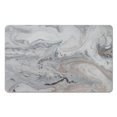 thumbnail image 1 of Luxury Microfiber Bathroom Rug Runner – 20x32 inches, Long & Soft Marble Bath Mat, Modern Non-Slip Floor Rug for Shower & Tub, Machine-Washable, 1 of 5