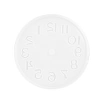 Tyeign Epoxy Resin Clock Molds 6.1 Inch Diy Mirror Finish Silicone Casting Kit for Home Wall Decor Desk Ornament Craft Gift, 1X Silicone Mold for Clock Ornament