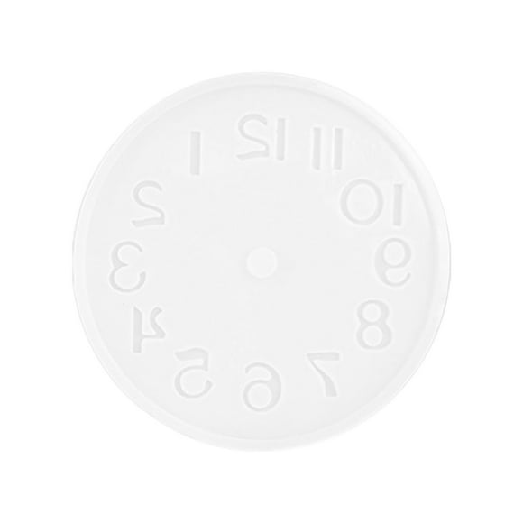 WHEANG Moule en Époxy 2 Ornements d'Horloge Moule en Silicone Miroir Résine