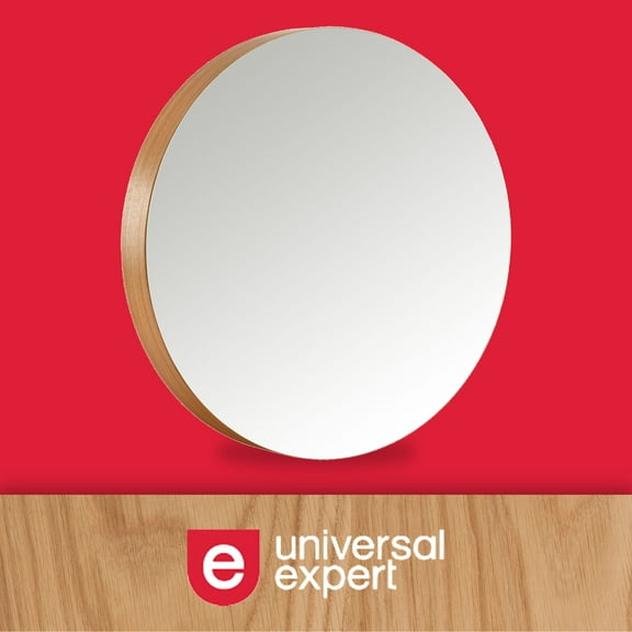 Millwork Holdings,. Co Inc Universal Expert Remus Round Mirror, Modern Oak