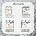 thumbnail image 6 of American Home Collection Geometric Bed Sheets, Brushed Microfiber Grey Pattern Twin Sheet Set, 6 of 6