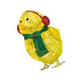 thumbnail image 1 of Injueey Navidad invierno pollito luminoso artesanías de escritorio luces nocturnas escultura plana al aire libre patio de césped decoraciones Kits de decoración para fiestas Tipo 1, 1 of 6