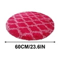 thumbnail image 2 of WIZUTIZ Reduced Price Area Rugs Clearance Mats for Bedroom Washable Rugs Throw Rugs Mat for Living Room Dorm Office Sofa Abstract Round Rug Pad Ultra Soft Shag Carpet Casual Cushion Pad 24 Inch, 2 of 4