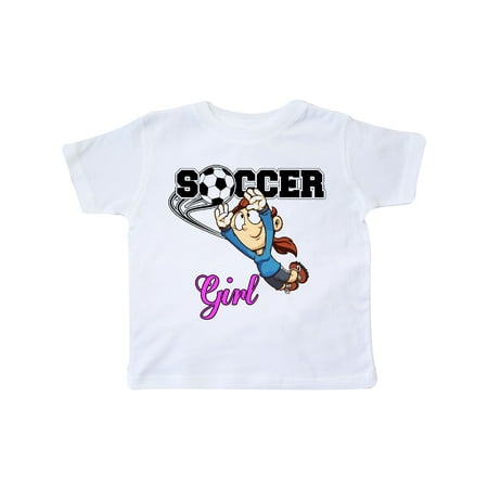 

Inktastic Soccer Girl Goalie Gift Toddler Toddler Girl T-Shirt