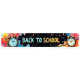 thumbnail image 1 of Colorful Back to School Themed Banner with Alarm Clock Pencils and Compass Background Decorations for School Events Classroom Decorations Photo Props and Party Supplies, 1 of 4