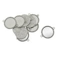 thumbnail image 2 of 10 Pieces Fit 25mm Sided Hanging Classical Cabochon Base Setting For DIY Necklace Bracelet Jewelry Findings, 2 of 8