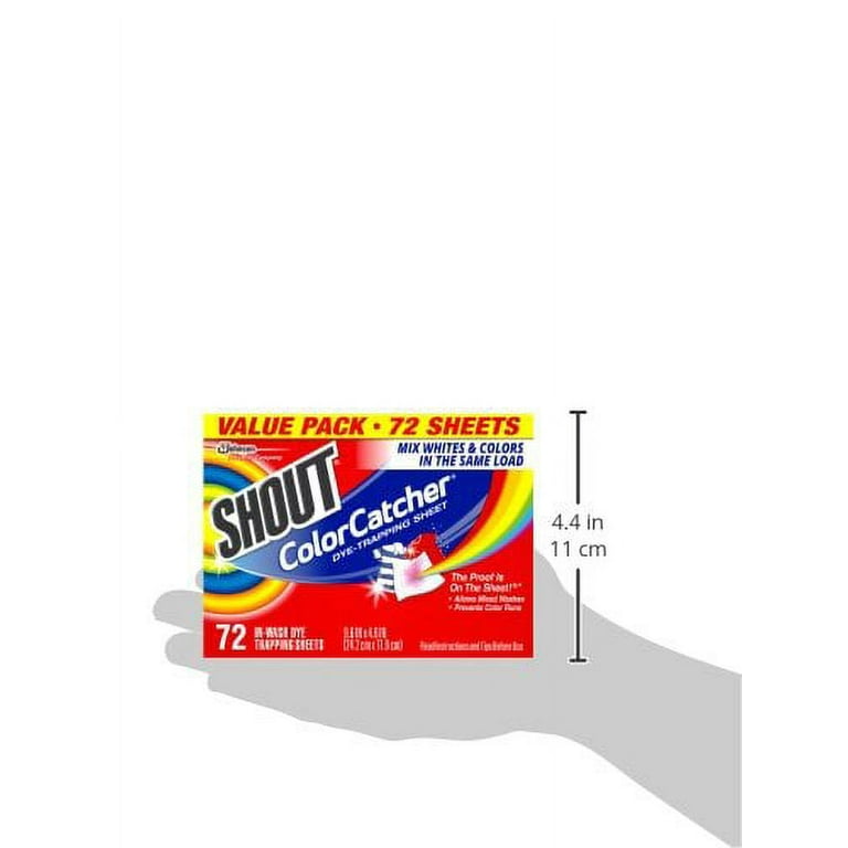 ShoutColor Catcher Dye Trapping Sheets, 72.0 Count NEW FREE