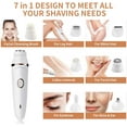 thumbnail image 2 of Rasoirs Électriques pour Femmes, 7 en 1, 2 of 5