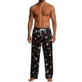thumbnail image 6 of Gaexia Men's Sleep Pants Halloween Soft Lounge Bottom Pajama Bottoms with Pockets Warm Cozy for Winter Night, 6 of 7