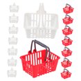 thumbnail image 3 of KAKOWELY Lot de 20 Panier d'Épicerie Jouet Plastique Rouge Jeu d'Imitation Amateurs, 3 of 7