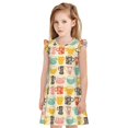 thumbnail image 1 of Vsdgher Chemises de Nuit Vintage pour Filles Manches Courtes à Volants Robe de Nuit Pyjama pour Fête Pyjama-TG, 1 of 6