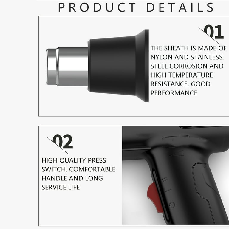 Versatile 2000W Heat Gun - Kendo - Reliable Bolt Online