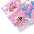 thumbnail image 5 of DouZhe Polyester Placemats Set of 4, Funny Cartoon Cute Faces Pattern Heat Resistant Place Mats for Dining Table, 12" x 18", 5 of 7