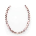 thumbnail image 1 of 14K Gold 10-11mm AAAA Quality Pink Freshwater Cultured Pearl Necklace for Women in 24 Matinee Length, 1 of 7