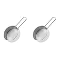 thumbnail image 2 of Baking Tool Set 1 Pcs Sliver Flour Mesh Round Stainless Strainer with Long Handle Cocoa Matcha Powder Filter Spoon Flour Drainer for Baking Pastry Tools,Cake Decorating Tools,Silicone Baking Mat,Roll, 2 of 3