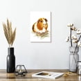 thumbnail image 2 of Elephant Stock Guinea Pig Wall Art - Vertical Canvas Wall Art - Living Room Wall Decor - Animal Canvas - Beige And Orange Decor - 8" x 12", 2 of 8