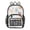 Colored Outline Flower, variant on PVC Transparent Backpacks Clear Backpack for Travel and Outings Colored Outline Flower