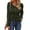 Army Green, variant on SDNall Casual Solid Round Neck Long Sleeve T-Shirt with Buttons for Women's Fashion