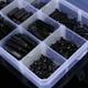 thumbnail image 4 of Juego de separadores Jadeshay 260 piezas Tornillos de nailon M3 Negro, 4 of 7