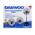 thumbnail image 1 of Ventilador De Pedestal Daewoo 3 En 1 Potente 100w Color De La Estructura Negro, 1 of 1