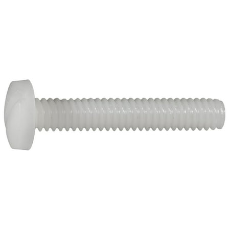 

1/4 -20 x 1-1/2 Nylon Plastic Slotted Binding Machine Screws (16 pcs.)